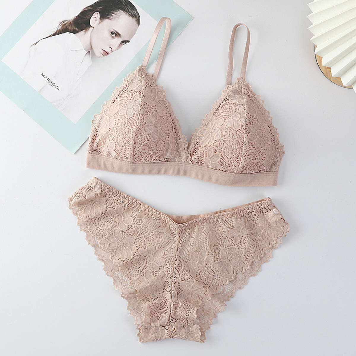 (Pack of 6) Women's  Bra Panty Lingerie Set for Girl's Combo-by Zivina | L-79
