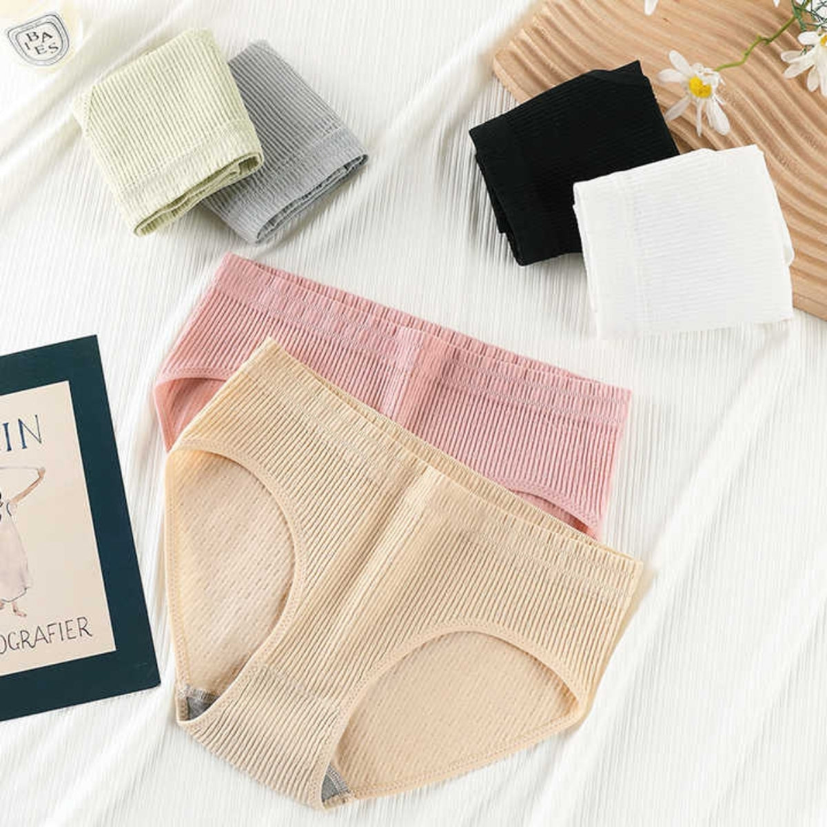 (Pack of 6) Women's  Bra Panty Lingerie Set for Girl's Combo  | L-35