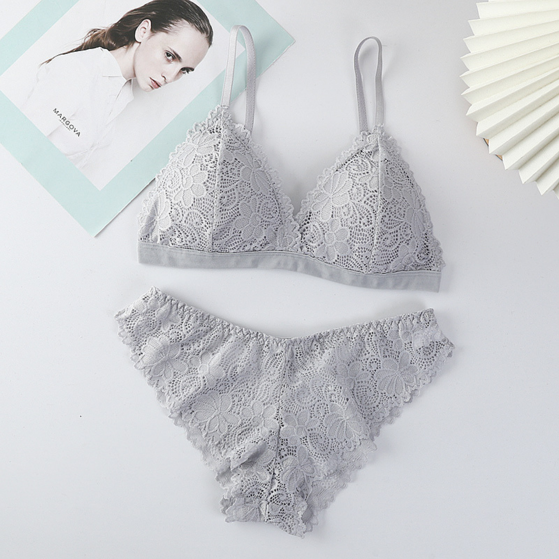(Pack of 6) Women's  Bra Panty Lingerie Set for Girl's Combo-by Zivina | L-79