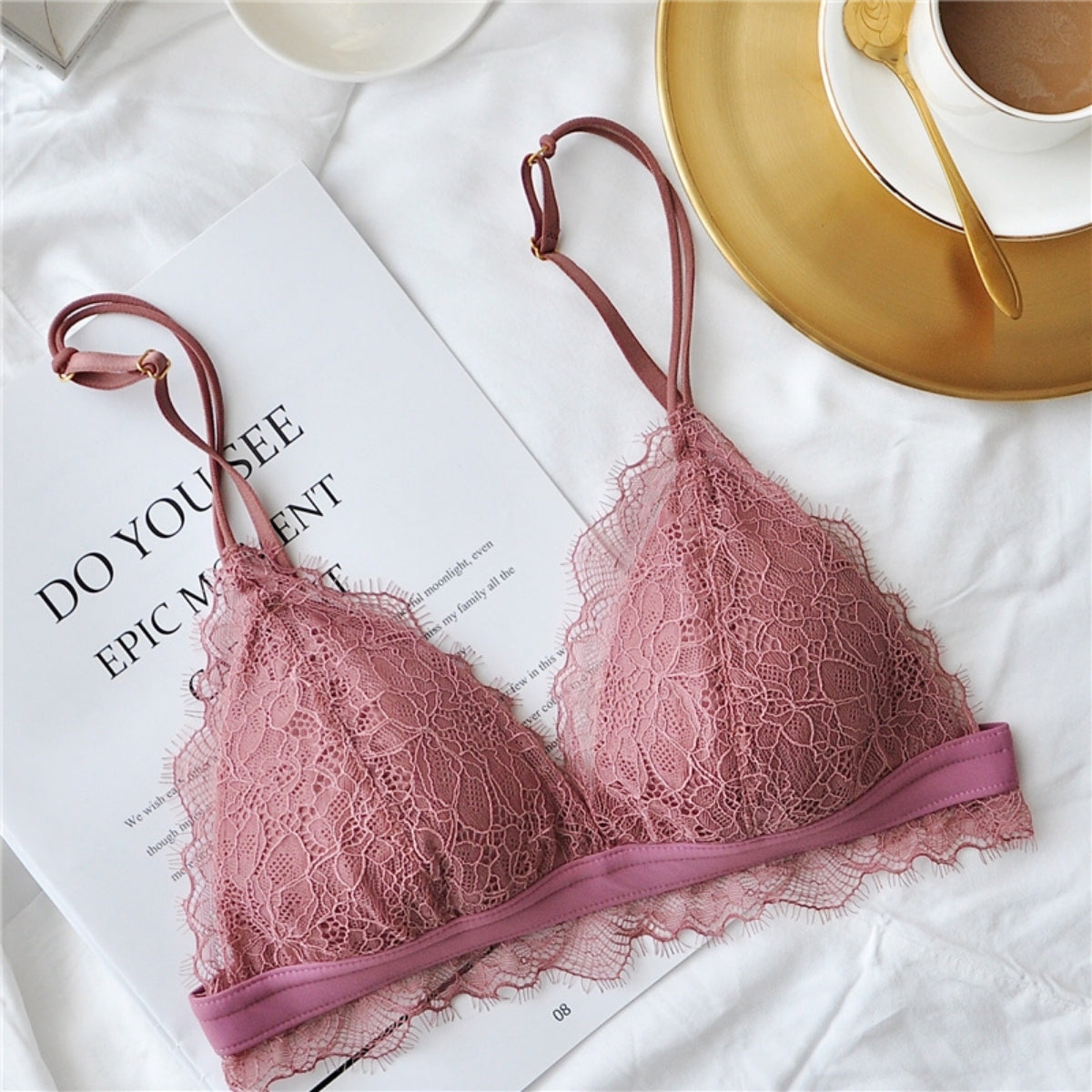 (Pack of 6) Women's  Bra Panty Lingerie Set for Girl's Combo-by Zivina | L-90