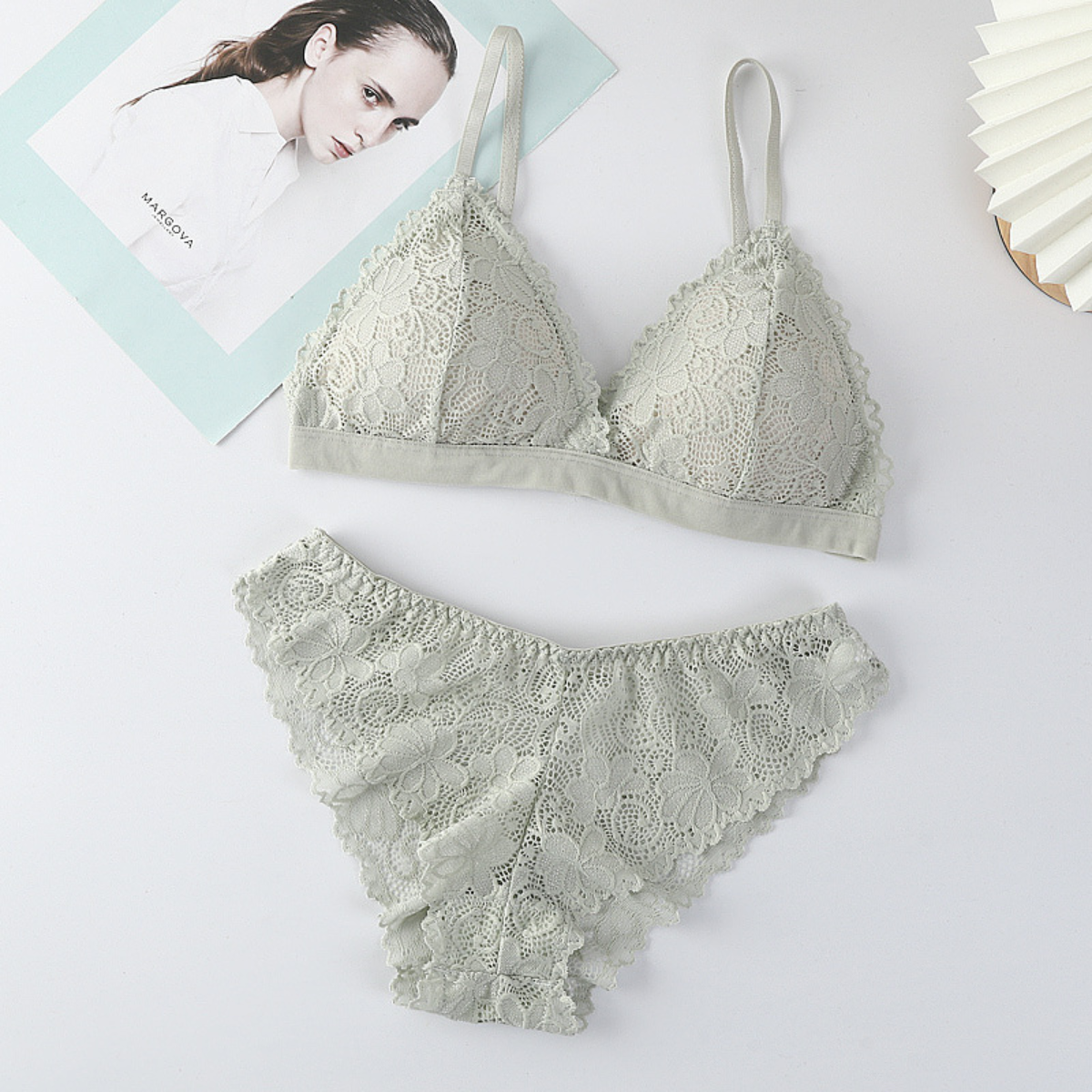 (Pack of 6) Women's  Bra Panty Lingerie Set for Girl's Combo-by Zivina | L-79