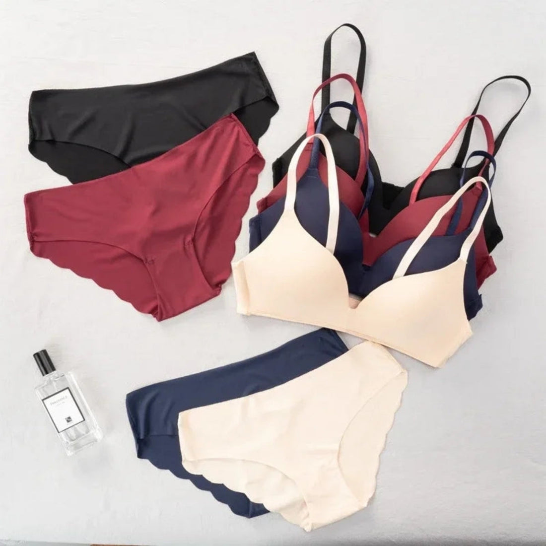 (Pack of 6) Women's Bra Panty Lingerie Set for Girl's Combo  | L-06