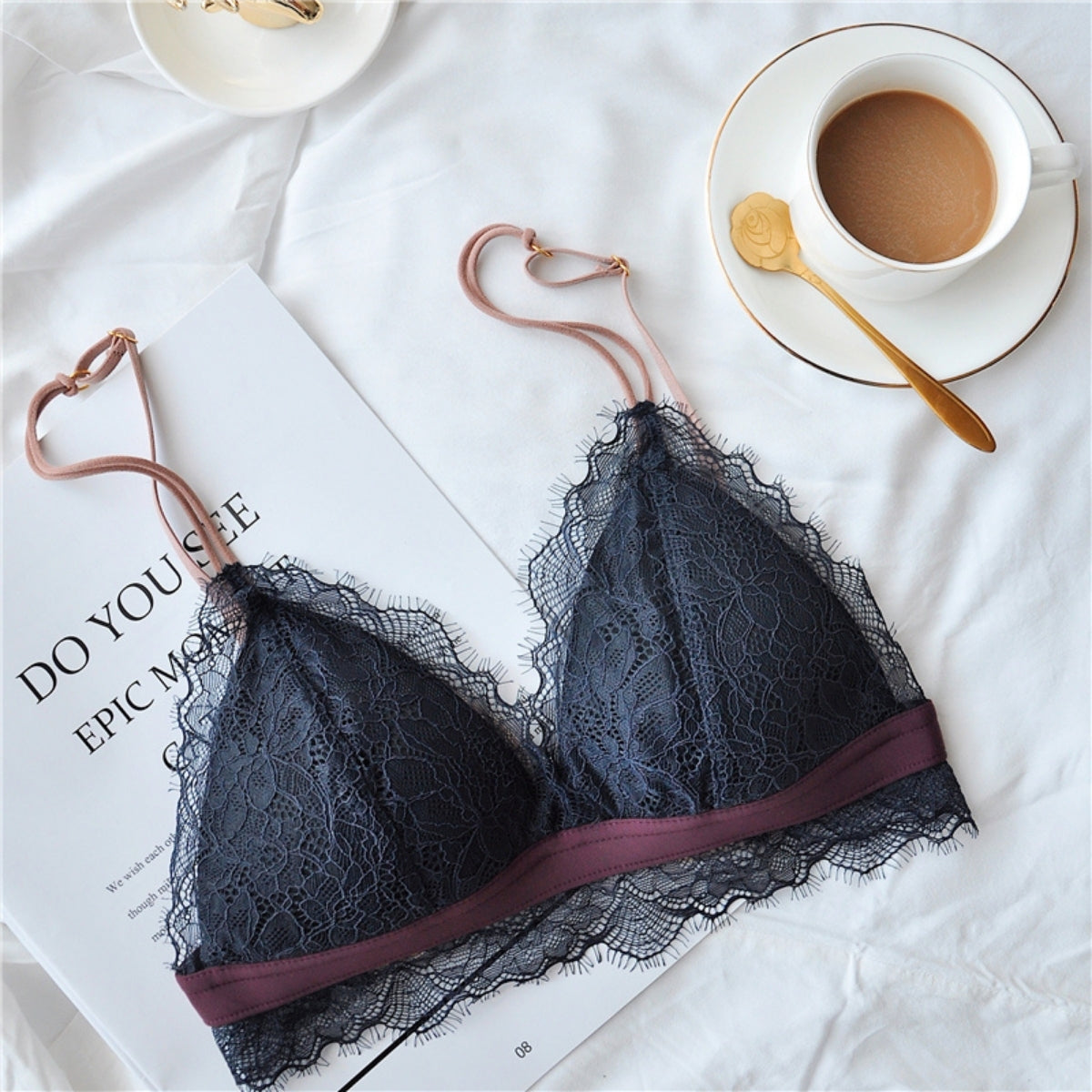 (Pack of 6) Women's  Bra Panty Lingerie Set for Girl's Combo-by Zivina | L-90