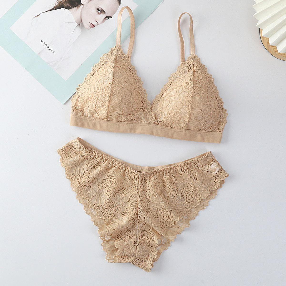 (Pack of 6) Women's  Bra Panty Lingerie Set for Girl's Combo-by Zivina | L-79