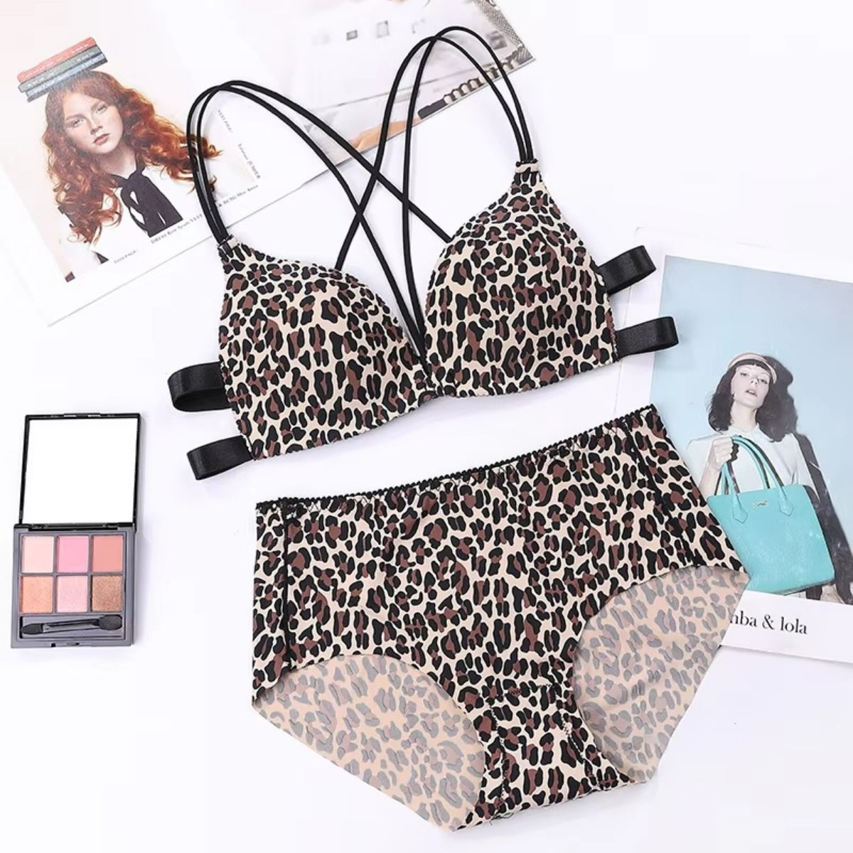 (Pack of 6) Women's Bra Panty Lingerie Set for Girl's | L-147