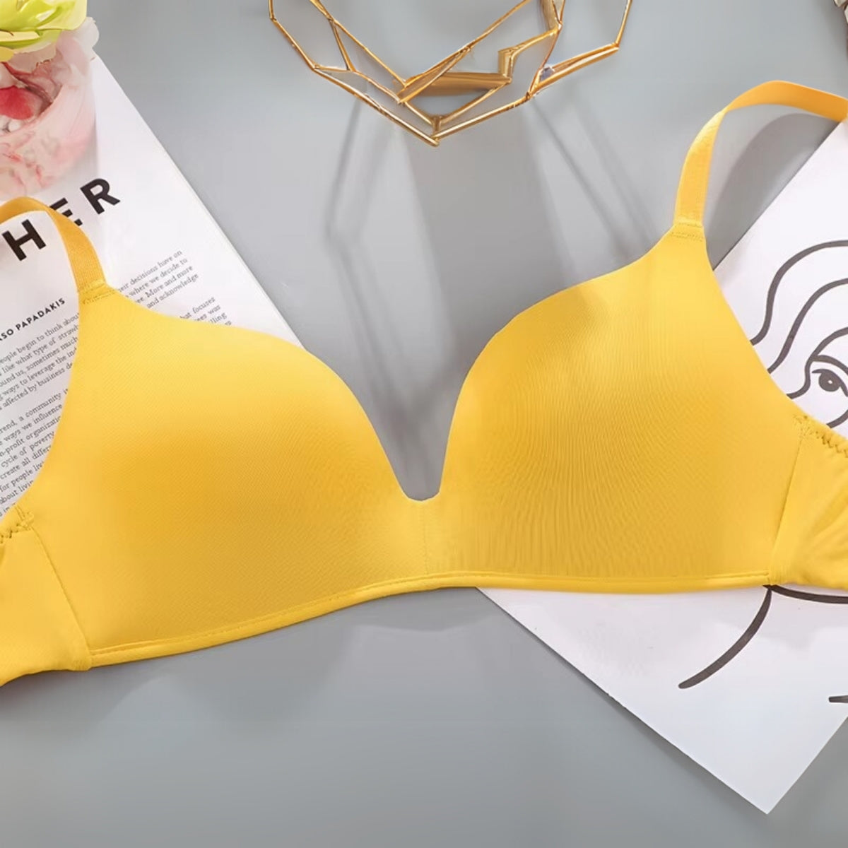 4-Pack Women’s T-Shirt Bras – Soft, Lightweight & Perfect for Everyday Wear | TB-01