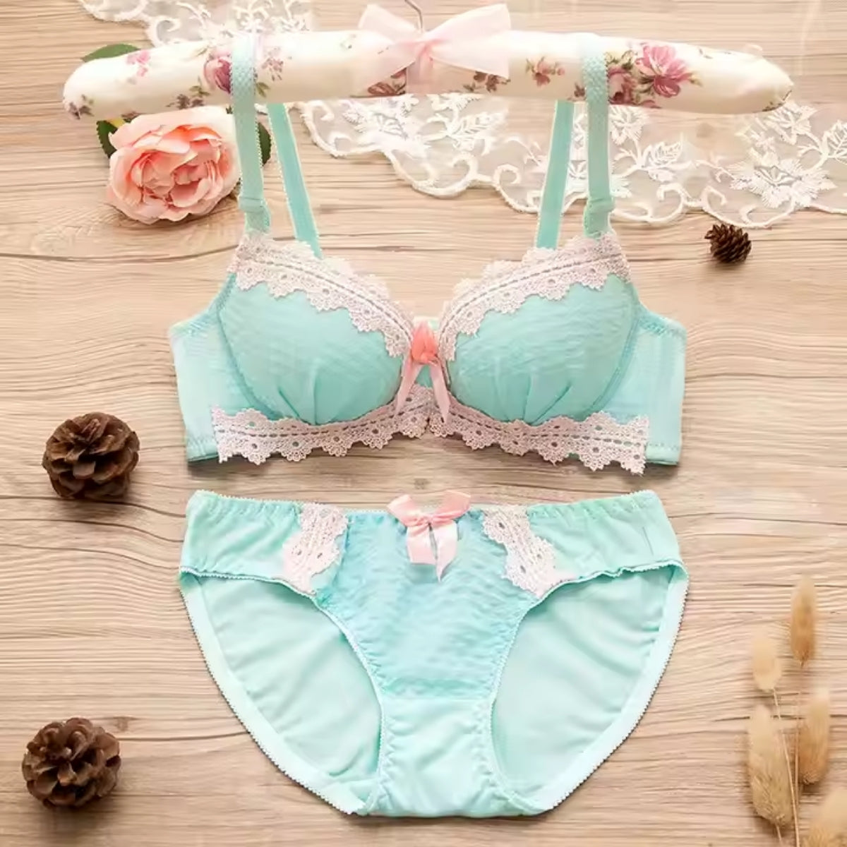 8-Pair Women's Coordinated Bra and Panty Lingerie Set | CB-10