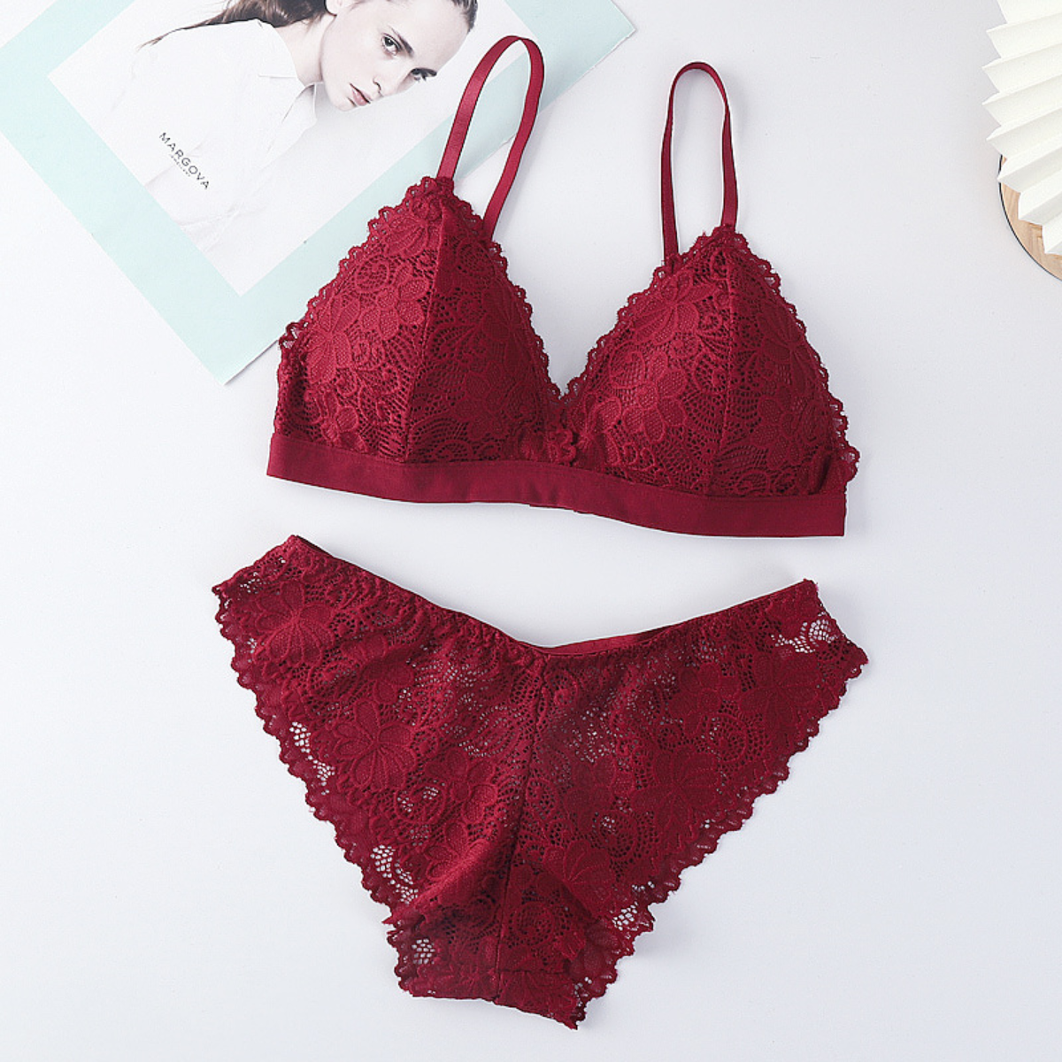 (Pack of 6) Women's  Bra Panty Lingerie Set for Girl's Combo-by Zivina | L-79