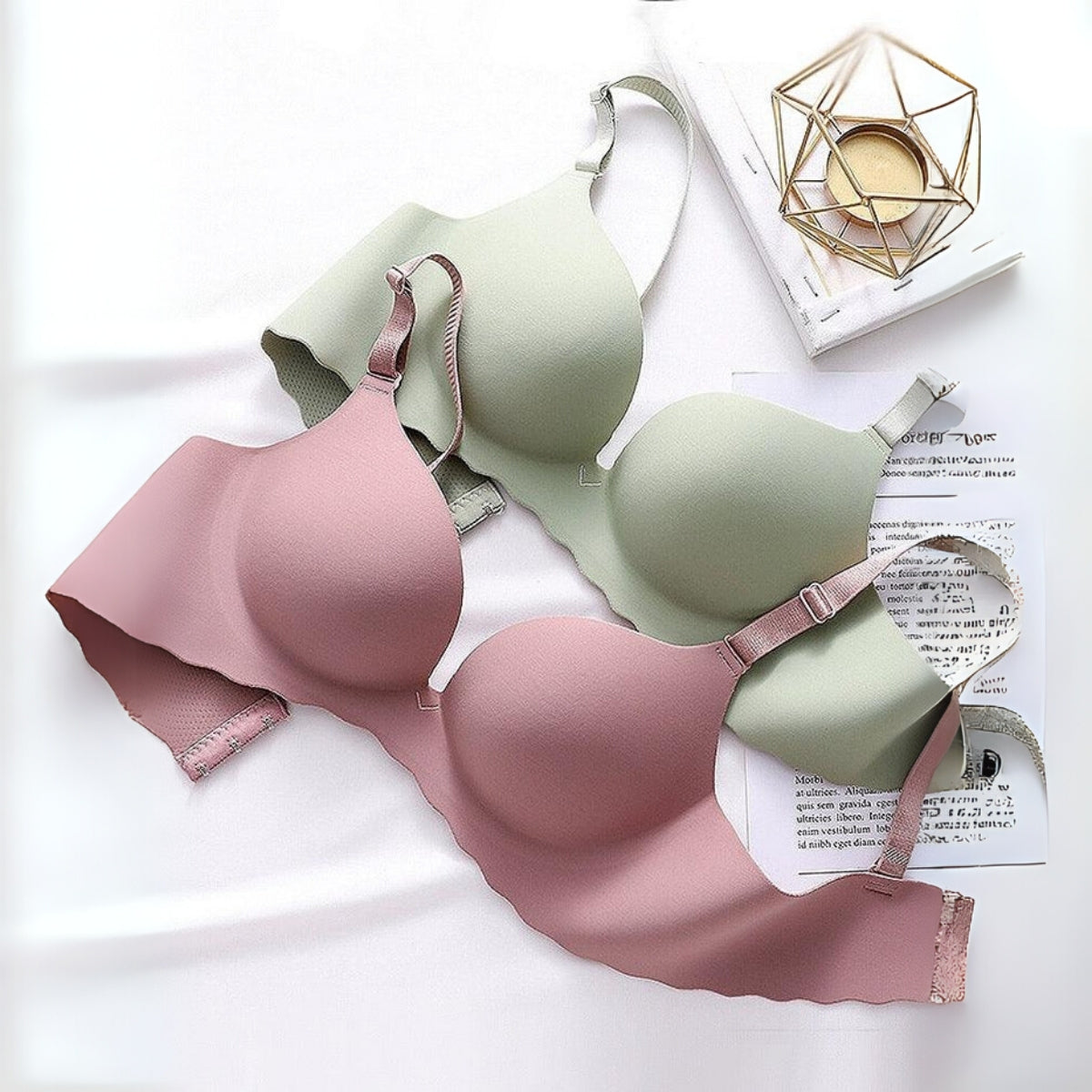 4-Pack Lightweight Push-Up Padded Bras – Comfort & Lift | PB-18