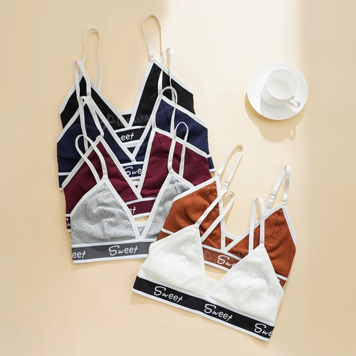 (Pack of 6) Women's Bra Panty Lingerie Set for Girl's | L-148