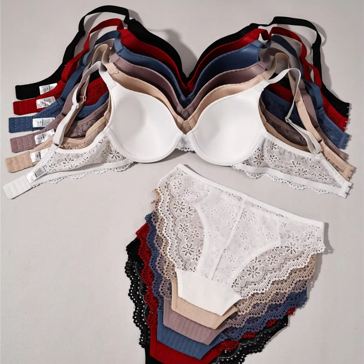 (Pack of 6) Women's  Bra Panty Lingerie Set for Girl's | L-149