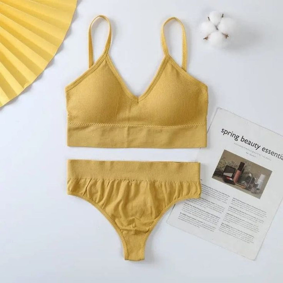 (Pack of 6) Women's  Bra Panty Lingerie Set for Girl's Combo | L-07