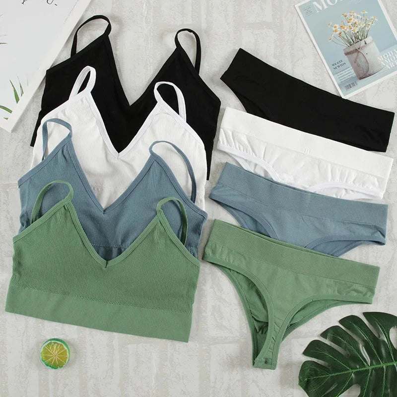 (Pack of 6) Women's Bra Panty Lingerie Set for Girl's Combo -by Zivina | L-87