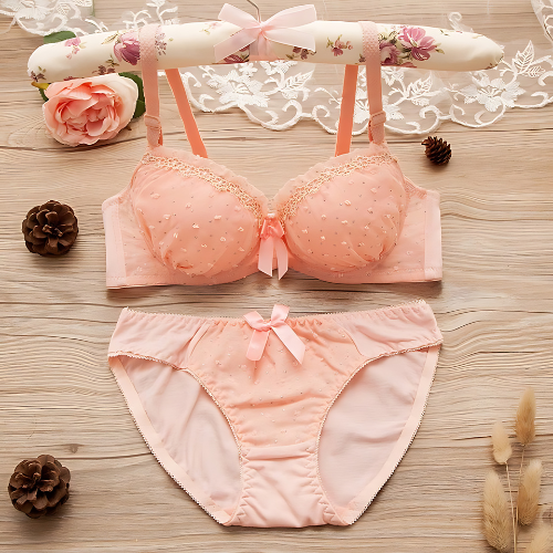 (Pack of 6) Women's Bra Panty Lingerie Set for Girl's Combo  | L-59