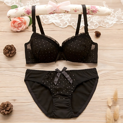 (Pack of 6) Women's Bra Panty Lingerie Set for Girl's Combo  | L-59