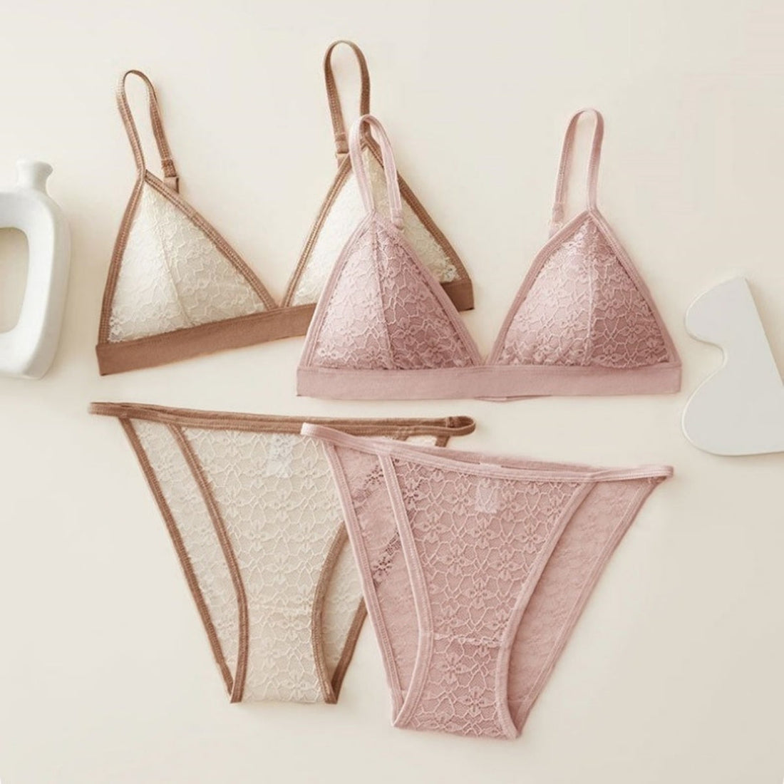 (Pack of 6) Women's  Bra Panty Lingerie Set for Girl's Combo | L-92