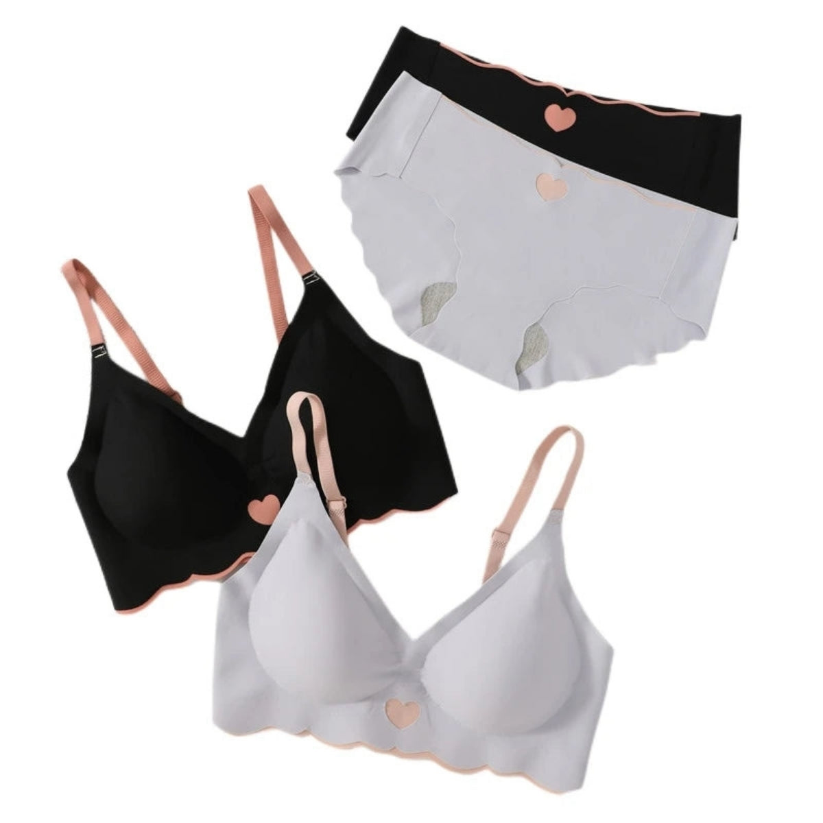 8-Pair Women's Coordinated Bra and Panty Lingerie Set | CB-03