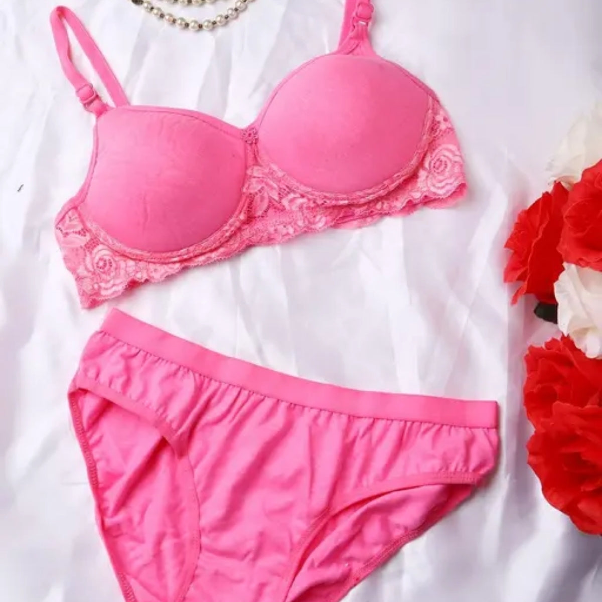 (Pack of 6) Women's  Bra Panty Lingerie Set for Girl's | L-151