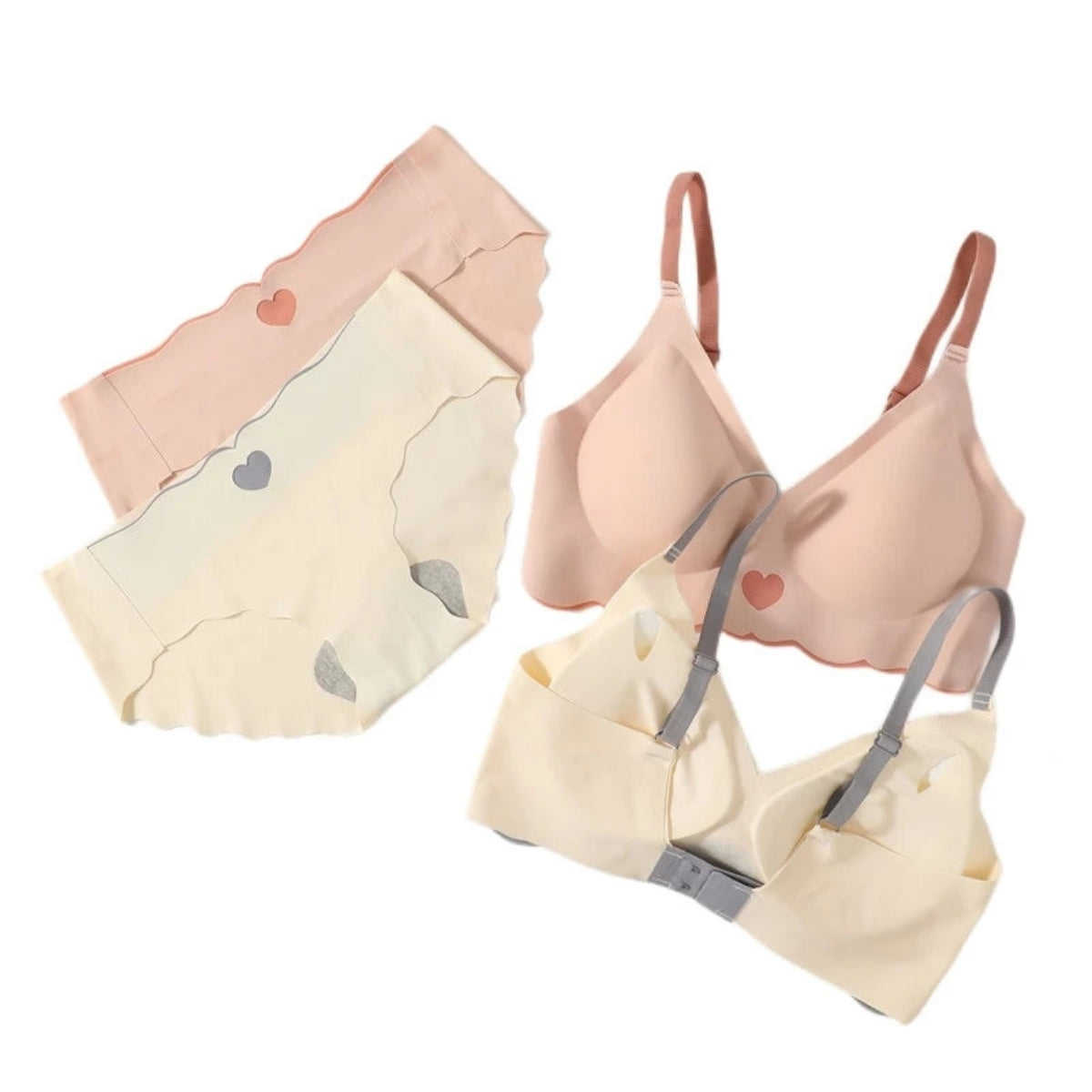 8-Pair Women's Coordinated Bra and Panty Lingerie Set | CB-03