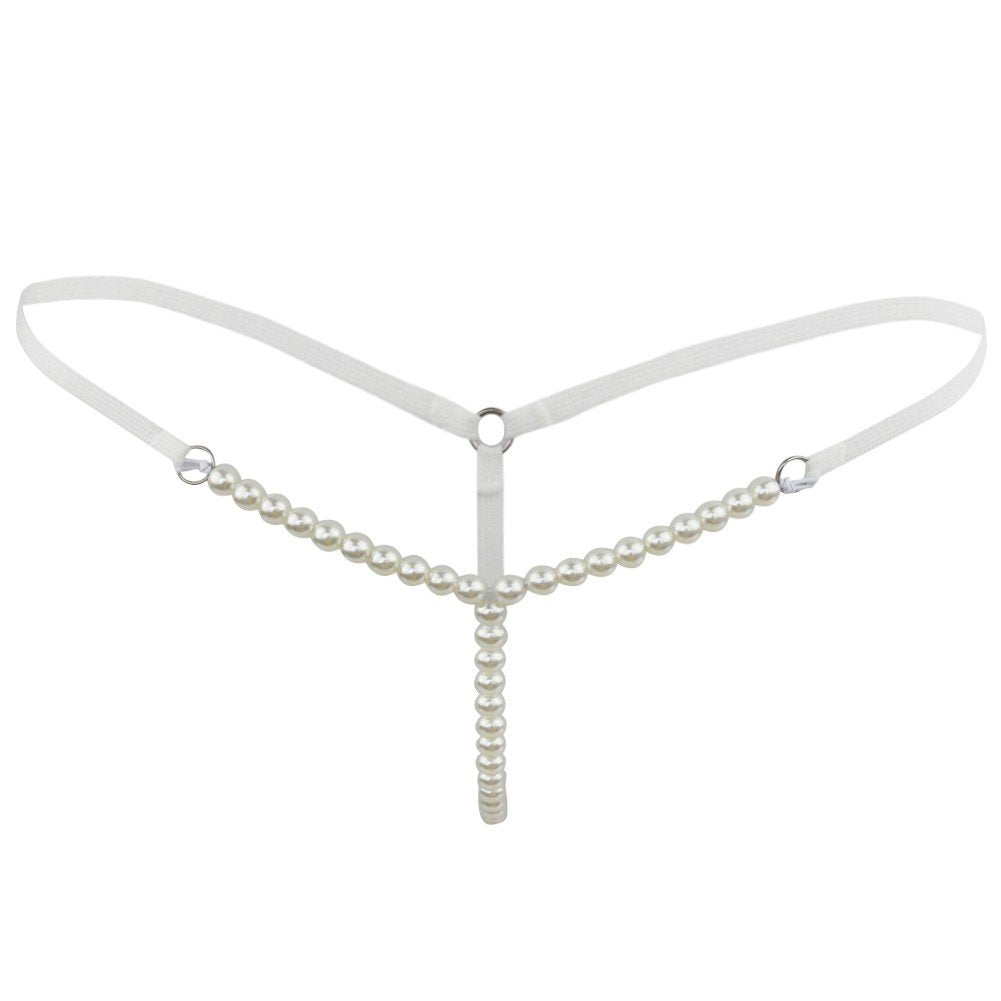 Pearls Panties Erotic Lace Thong G-String