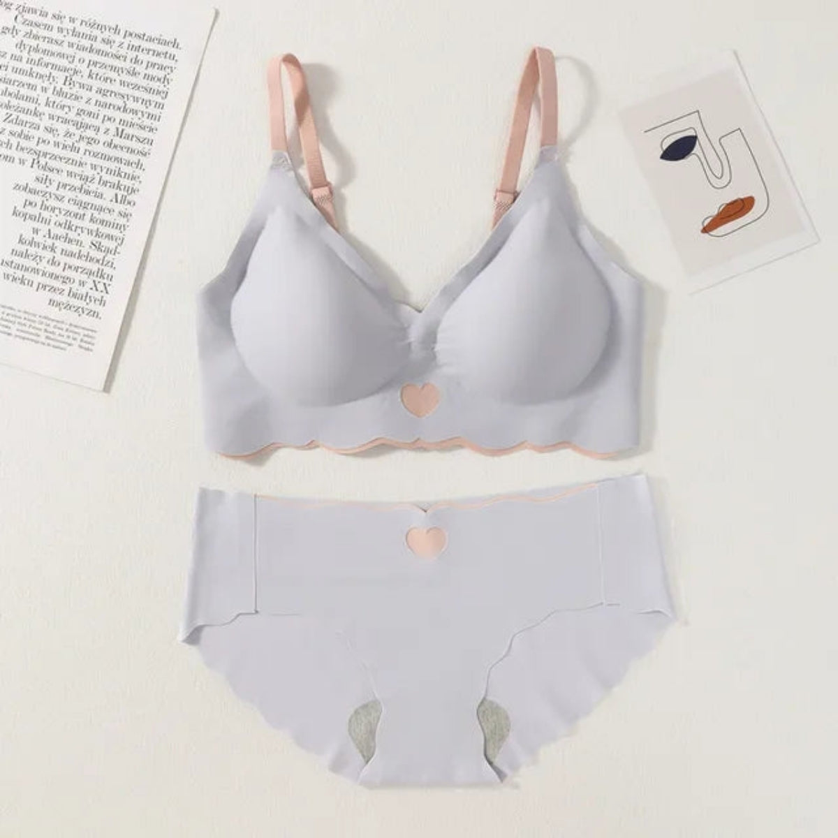 8-Pair Women's Coordinated Bra and Panty Lingerie Set | CB-03