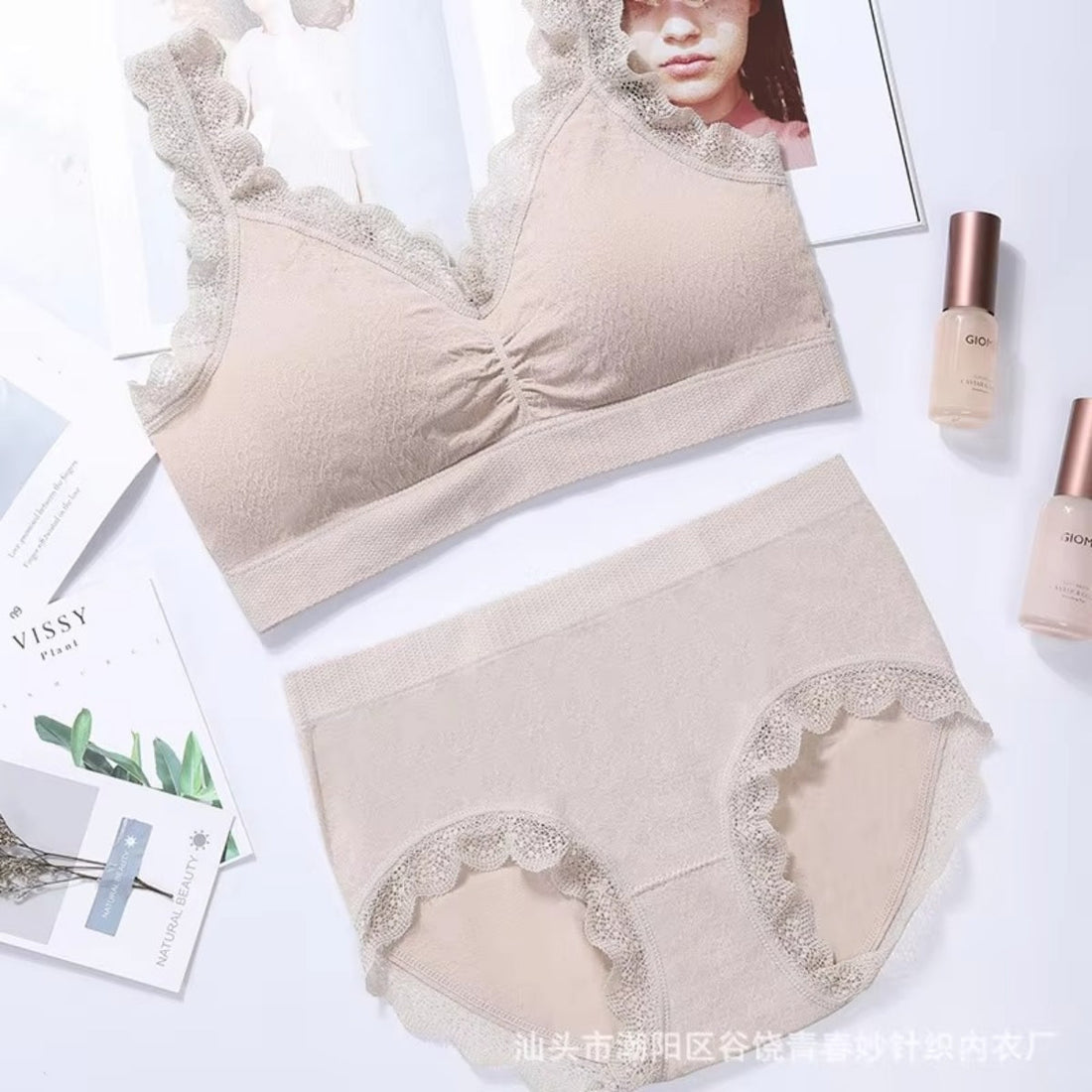 (Pack of 6) Women's  Bra Panty Lingerie Set for Girl's | L-143