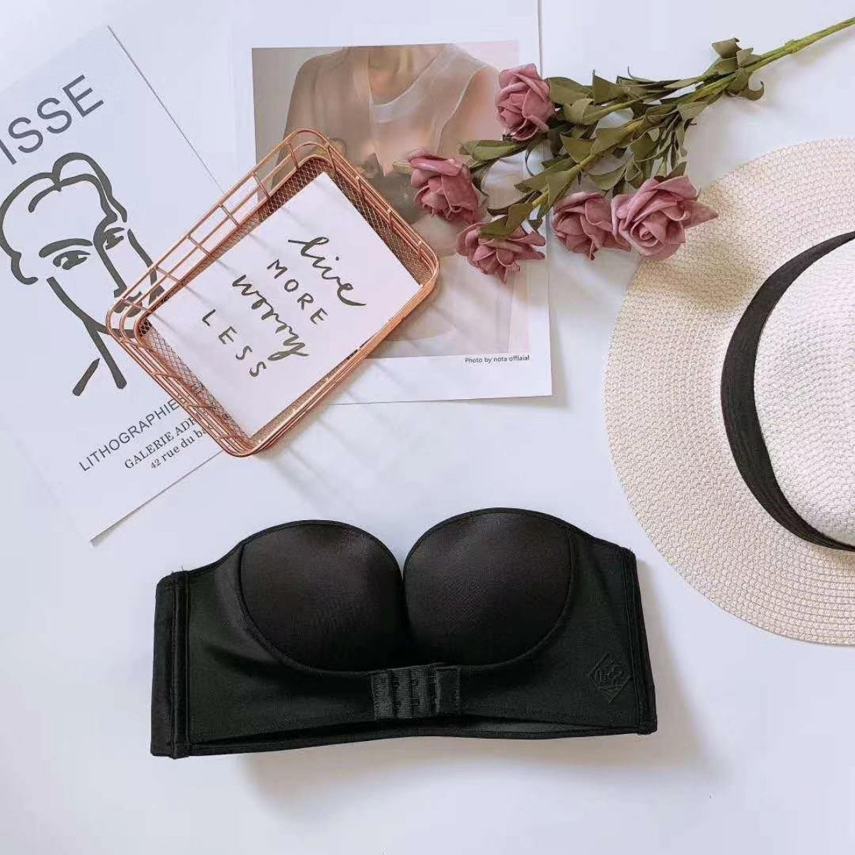 4-Pack Premium Quality Strapless Bra – Ultimate Comfort & Support | SB -15