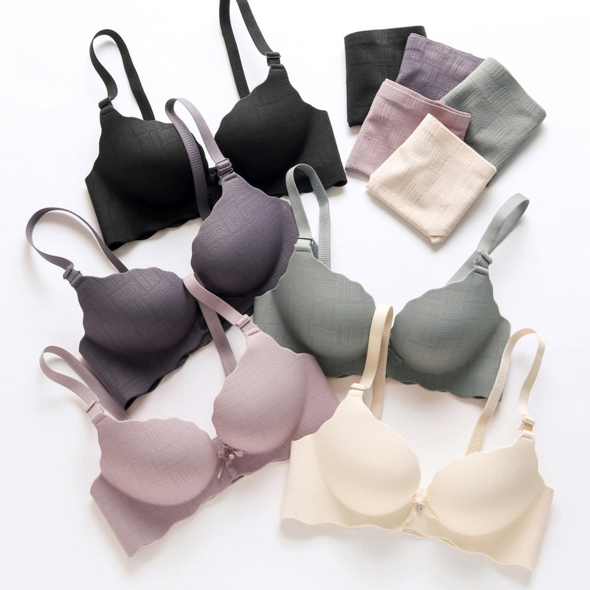 (Pack of 6) Women's  Bra Panty Lingerie Set for Girl's  | L-118