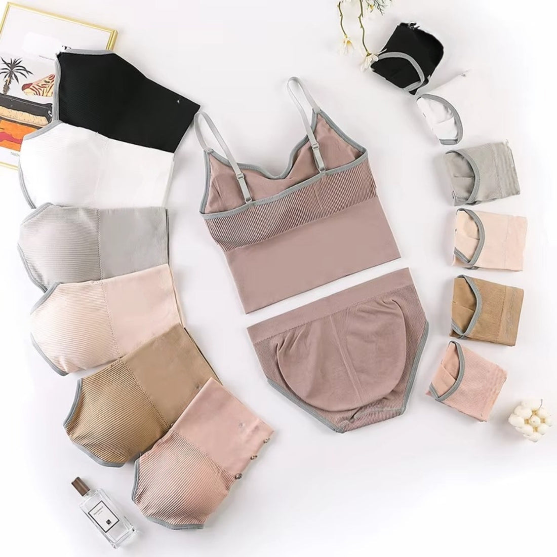 (Pack of 6) Women's  Bra Panty Lingerie Set for Girl's | L-154