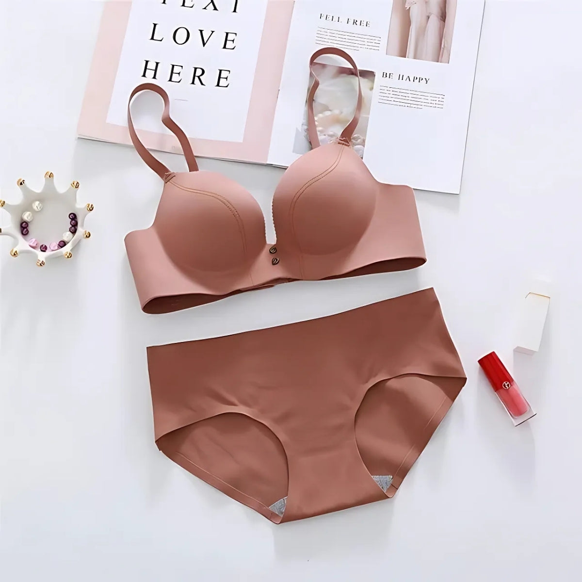 (Pack of 6) Women's  Bra Panty Lingerie Set for Girl's Combo | L-14