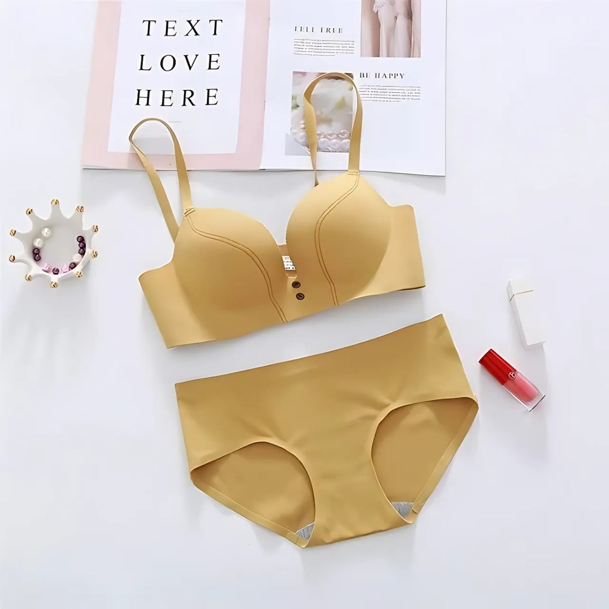 (Pack of 6) Women's  Bra Panty Lingerie Set for Girl's Combo | L-14