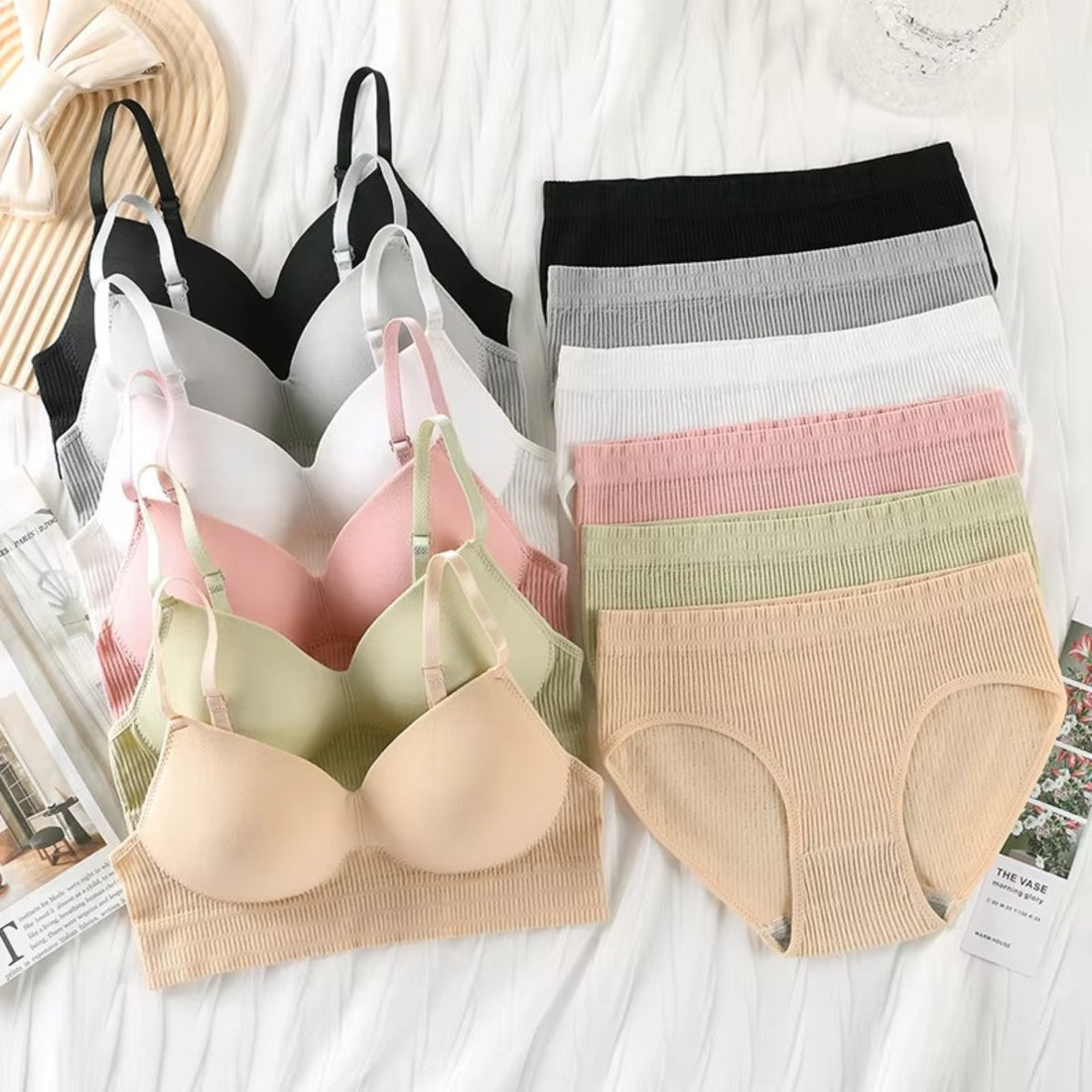 8-Piece Lingerie Combo – Feel Fabulous Every Day | BP-054