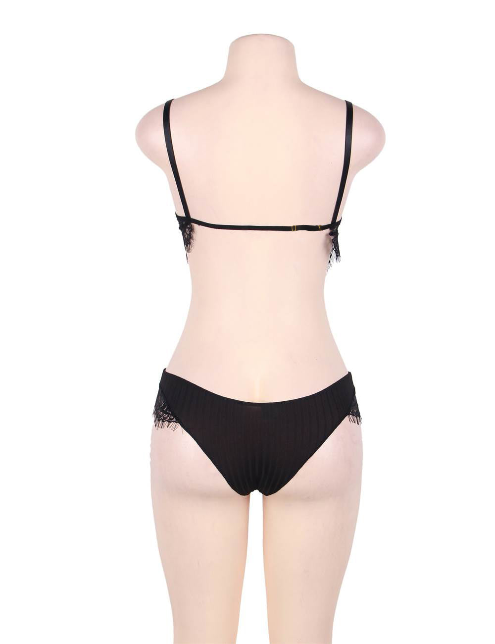 Lace Temptation 2pcs Bralette Lingerie Set