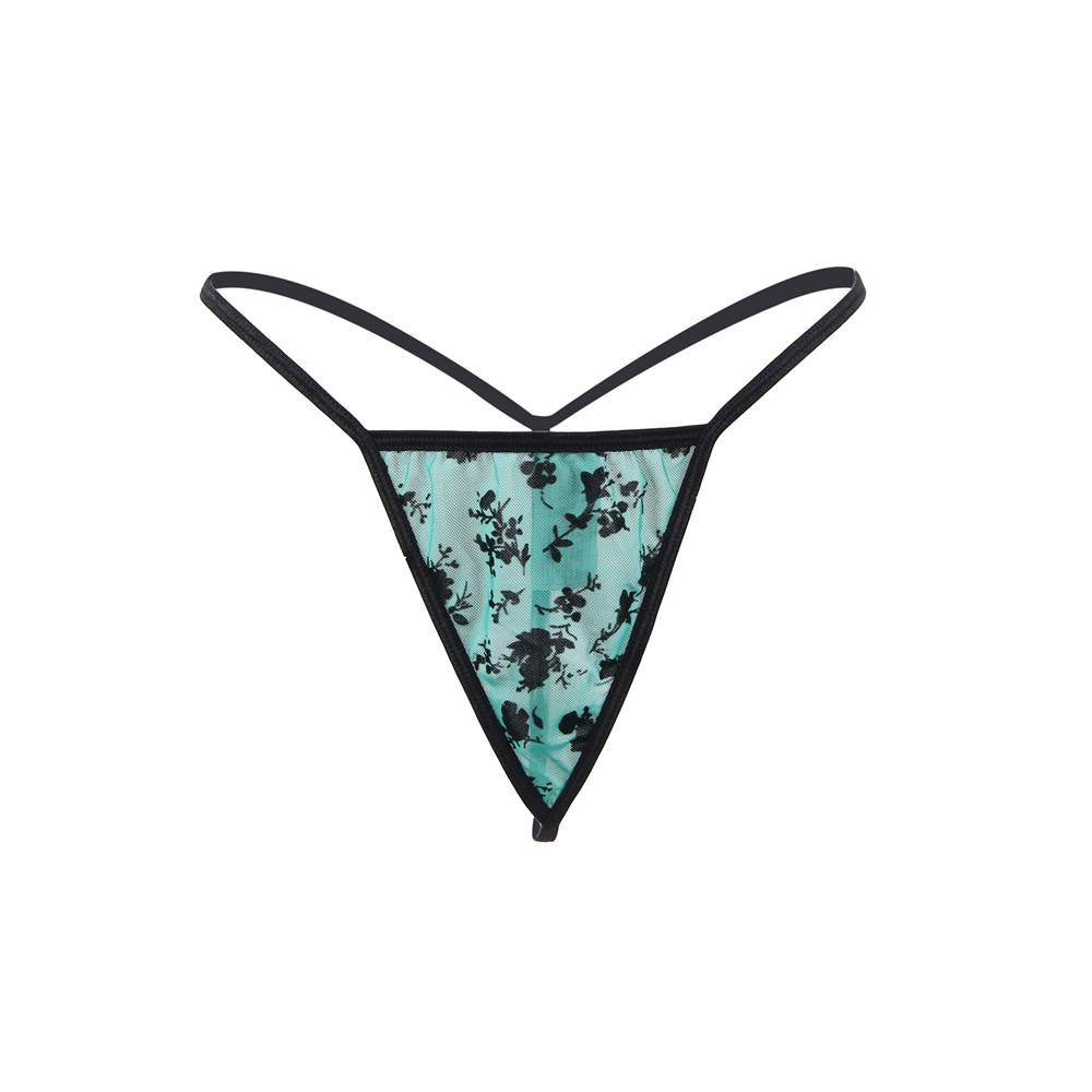 Lace Garter Lingerie with Underwire Plus size Green