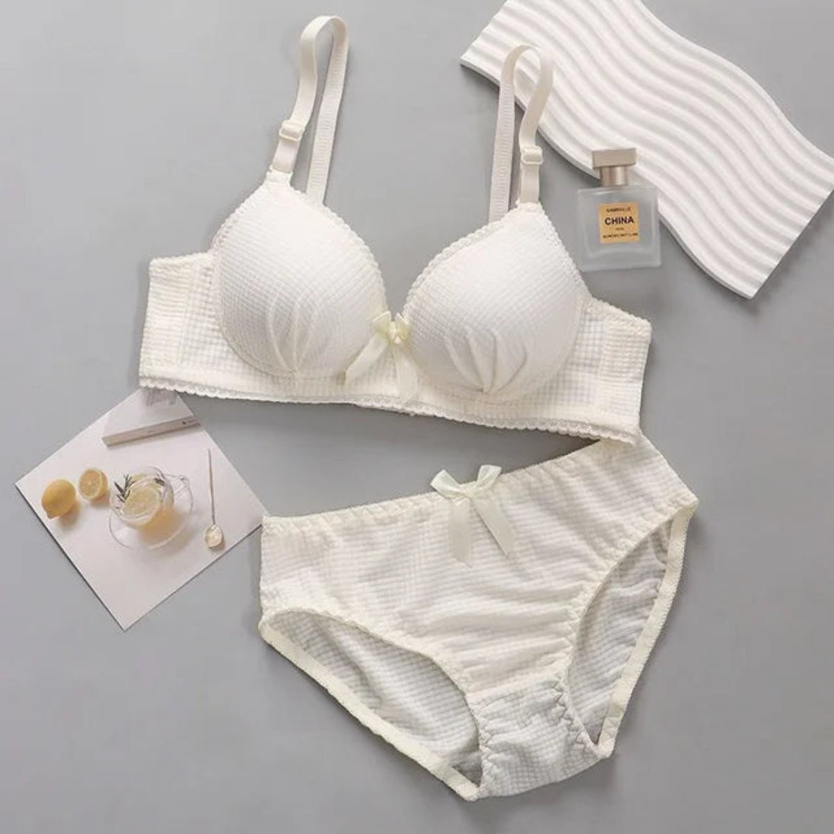 (Pack of 6) Women's Bra Panty Lingerie Set for Girl's Combo  | L-15
