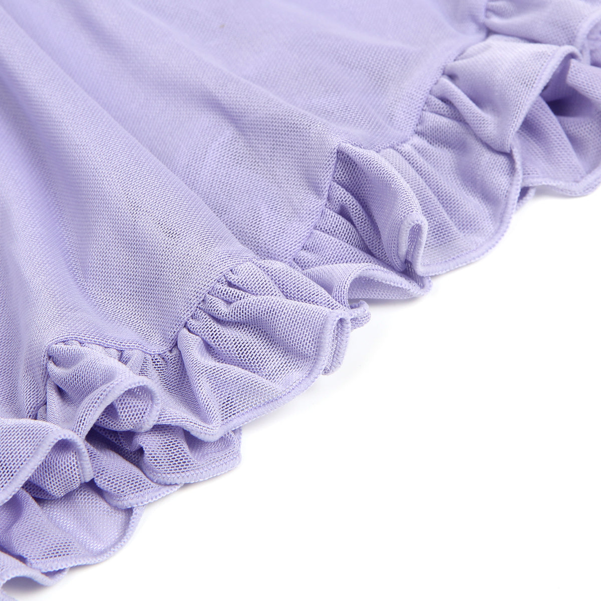 Purple Sexy Mesh Embroidery Lace Lift Bra Suspender Nightdress