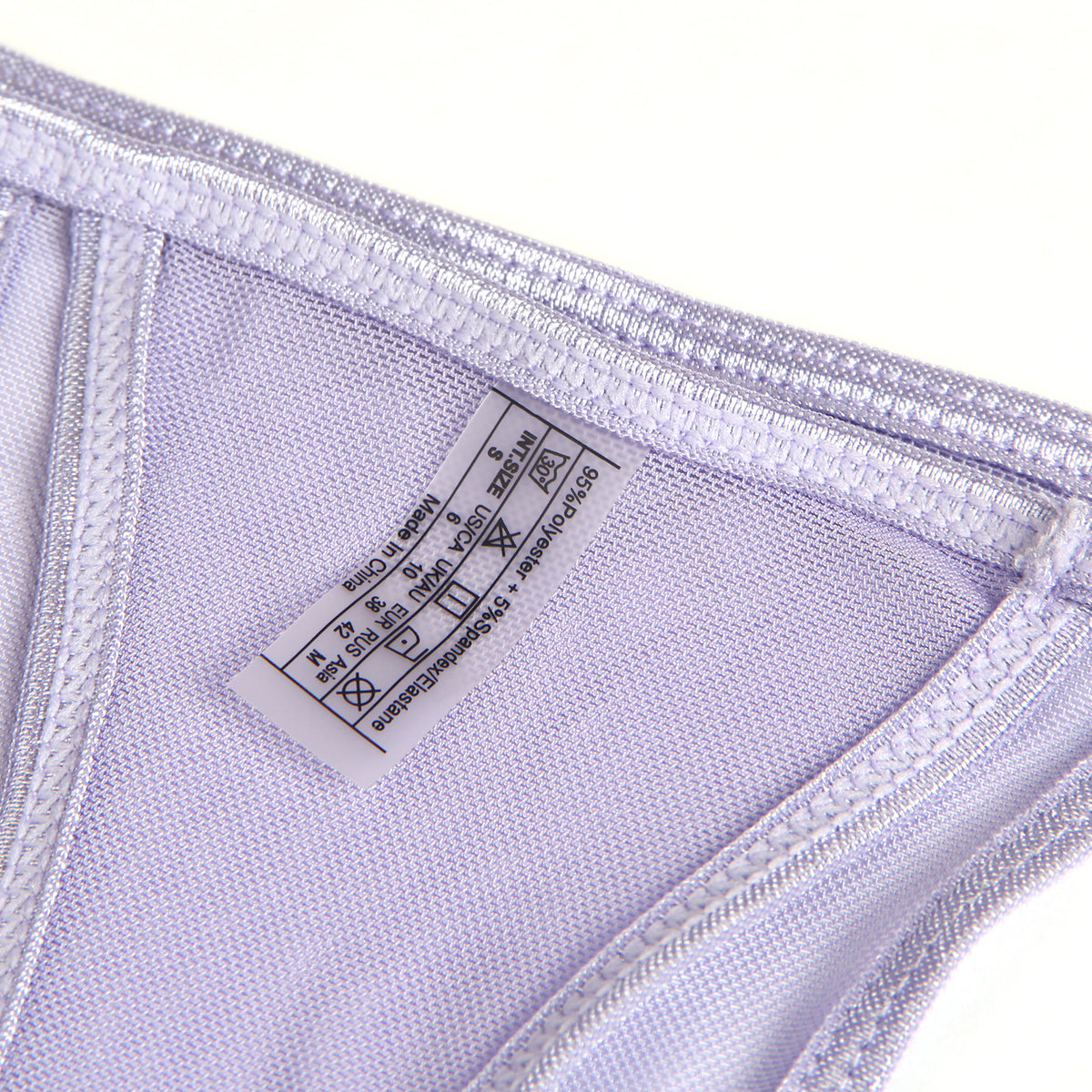 Purple Sexy Mesh Embroidery Lace Lift Bra Suspender Nightdress