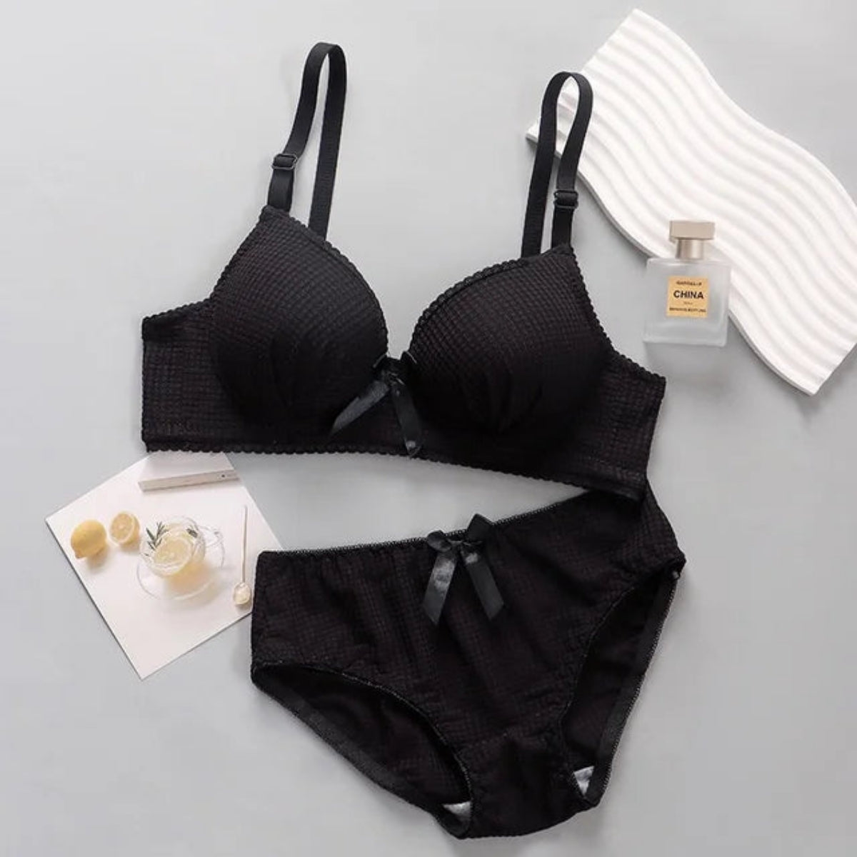 (Pack of 6) Women's Bra Panty Lingerie Set for Girl's Combo  | L-15