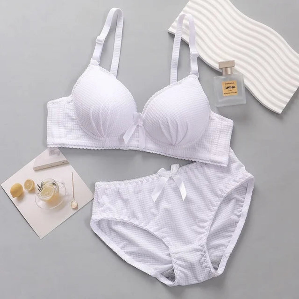 (Pack of 6) Women's Bra Panty Lingerie Set for Girl's Combo  | L-15
