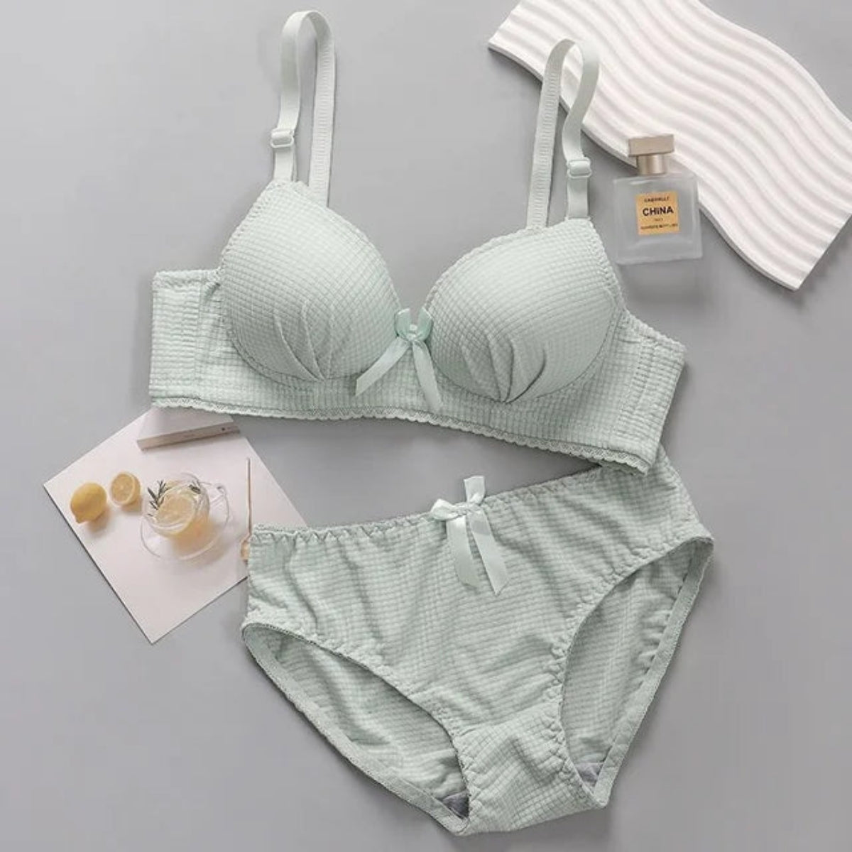 (Pack of 6) Women's Bra Panty Lingerie Set for Girl's Combo  | L-15
