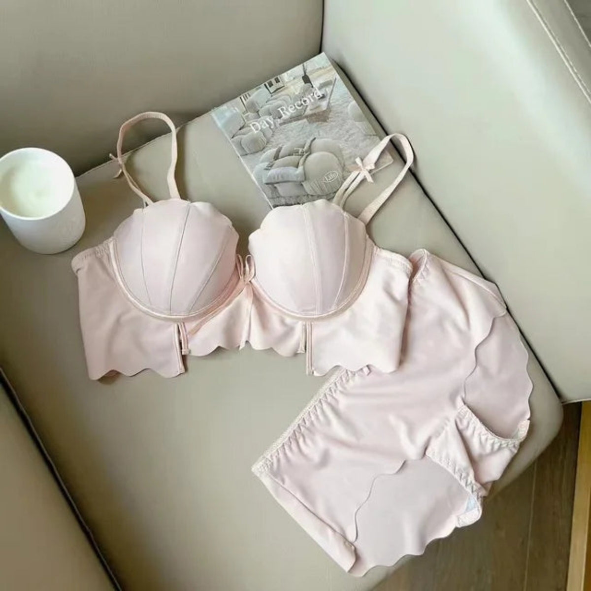 (Pack of 6) Women's  Bra Panty Lingerie Set for Girl's Combo | L-16