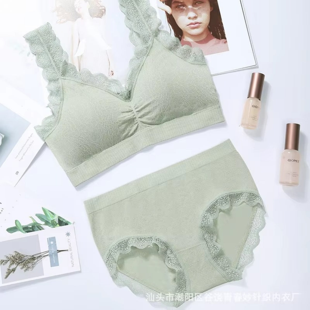 (Pack of 6) Women's  Bra Panty Lingerie Set for Girl's | L-143
