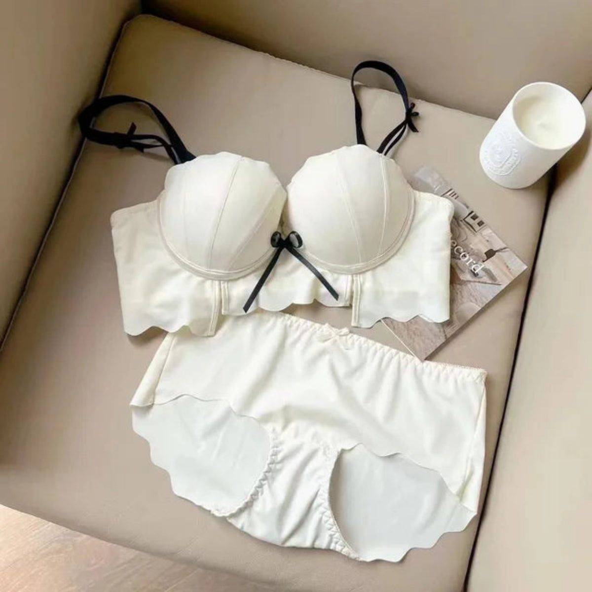 (Pack of 6) Women's  Bra Panty Lingerie Set for Girl's Combo | L-16