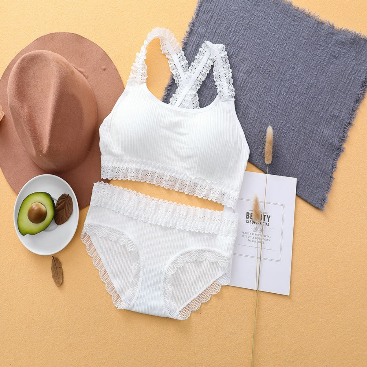 (Pack of 8) Women's  Bra and Panty Lingerie Set for Women | Every Occassion |L-015