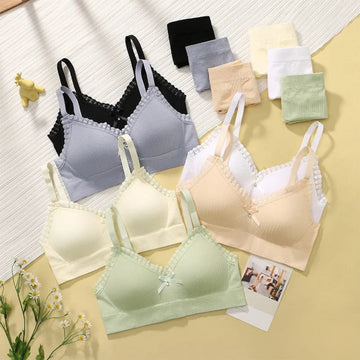 (Pack of 6) Women's  Bra Panty Lingerie Set for Girl's Combo  | L-17