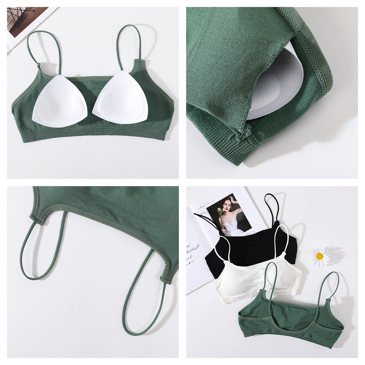 (Pack of 6) Women's  Bra Panty Lingerie Set for Girl's Combo -by Zivina| L-96