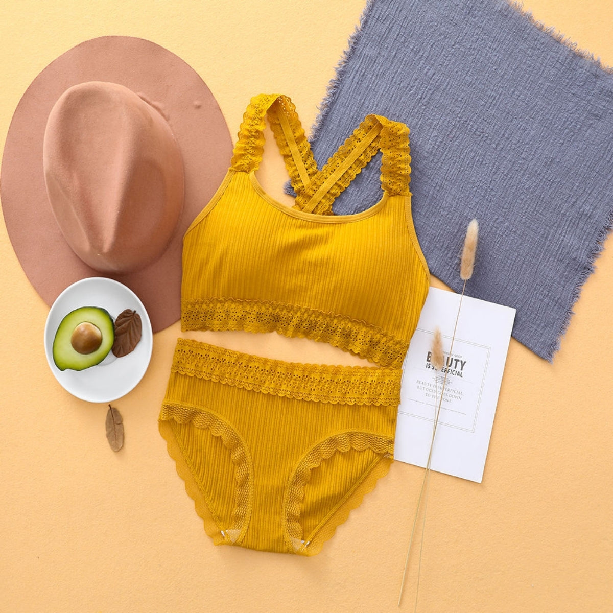 (Pack of 8) Women's  Bra and Panty Lingerie Set for Women | Every Occassion |L-015