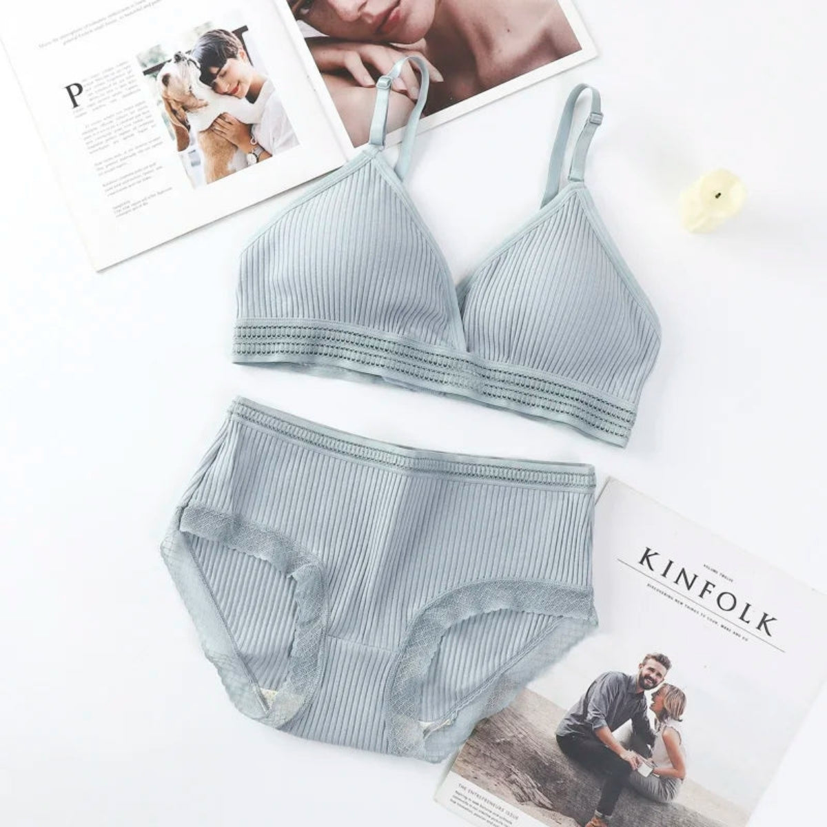 (Pack of 6) Women's  Bra Panty Lingerie Set for Girl's Combo | L-18