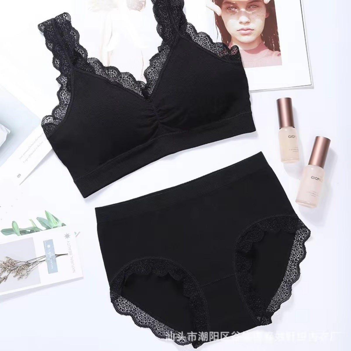 (Pack of 6) Women's  Bra Panty Lingerie Set for Girl's | L-143