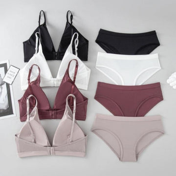 (Pack of 6)Women's  Bra & Panty Lingerie Set for Girl's Combo  | L-62